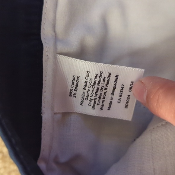 Talbots Signature Blue Boot Cut Business Professional Pants Size 12 - Picture 7 of 7